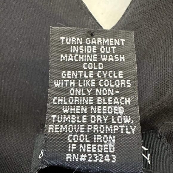 Y2K Whimsigoth New York & Co Flutter Sleeve Dress Size 10 Black Floral - Picture 7 of 12